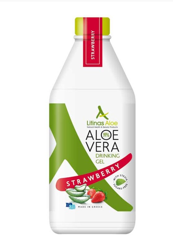 LITINAS ALOE VERA GEL ΓΕΥΣΗ ΦΡΑΟΥΛΑ 1000ML