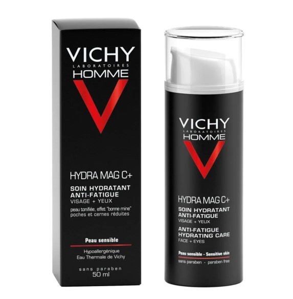 Vichy Homme Hydra Mag C+ Ενυδατική Φροντίδα Αναζωογόνησης, Προσώπου & Ματιών 50ml