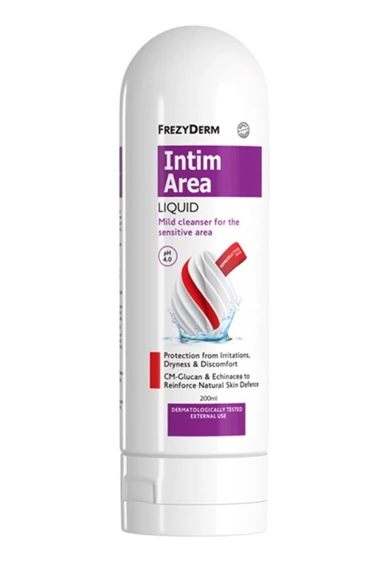 Frezyderm Intim Area Liquid, Εξειδικευμένο Καθαριστικό της Ευαίσθητης Περιοχής 200ml