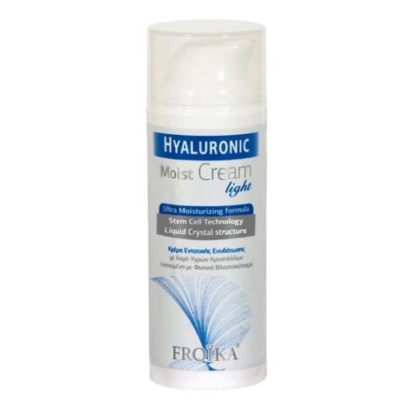 Froika, Hyaluronic Moist Cream Light, Ενυδατική Προσώπου Ελαφριάς Υφής, 50ml