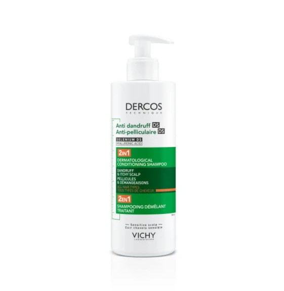 Vichy Dercos Anti-Dandruff DS 2in1 Shampoo & Conditioner, 390ml