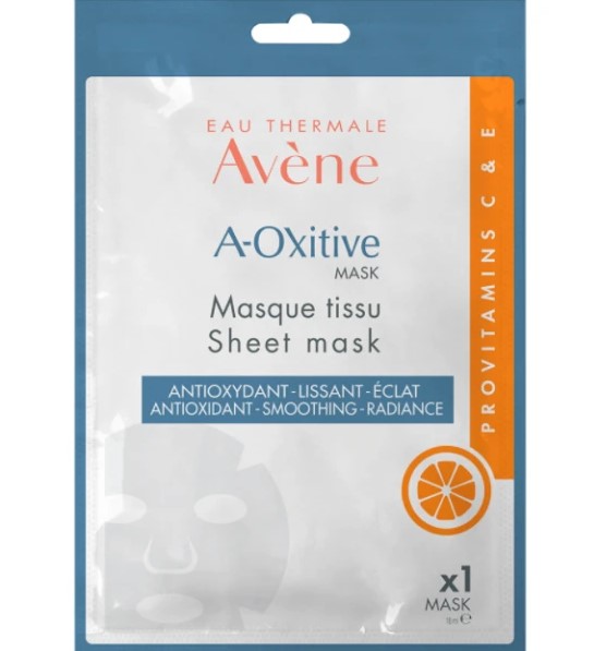 Avène A-Oxitive Υφασμάτινη Μάσκα Με Αντιοξειδωτική Δράση Για Λείανση & Λάμψη 18ml