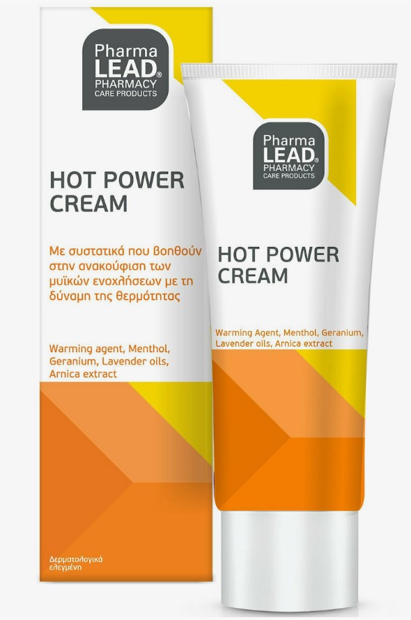 PharmaLead Hot Power Cream Θερμαντική Κρέμα Σώματος με Αναλγητική Δράση 100ml