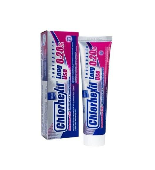 Intermed Chlorhexil 0.20% Toothpaste Long Use Κατά της Ουλοοδοντικής Πλάκας 100ml