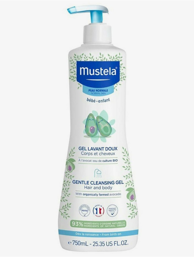 Mustela Gentle Cleansing Gel Hair and Body with Avocado 750ml