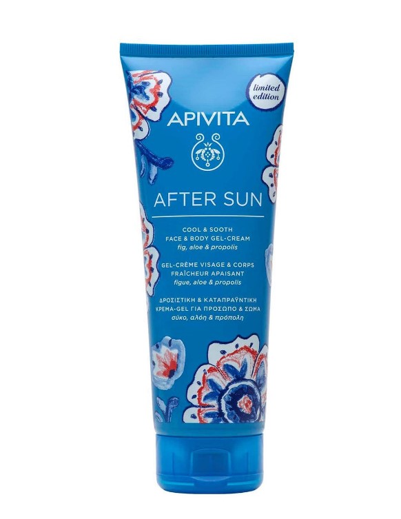 Apivita After Sun Cool Sooth Face Body Cream Καταπραϋντικη Κρέμα - Gel για Πρόσωπο & Σώμα 200ml