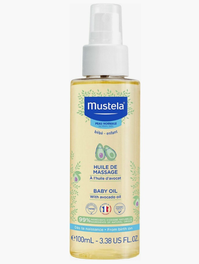 Mustela Baby Oil, Βρεφικό Λάδι για Μασάζ, 100ml