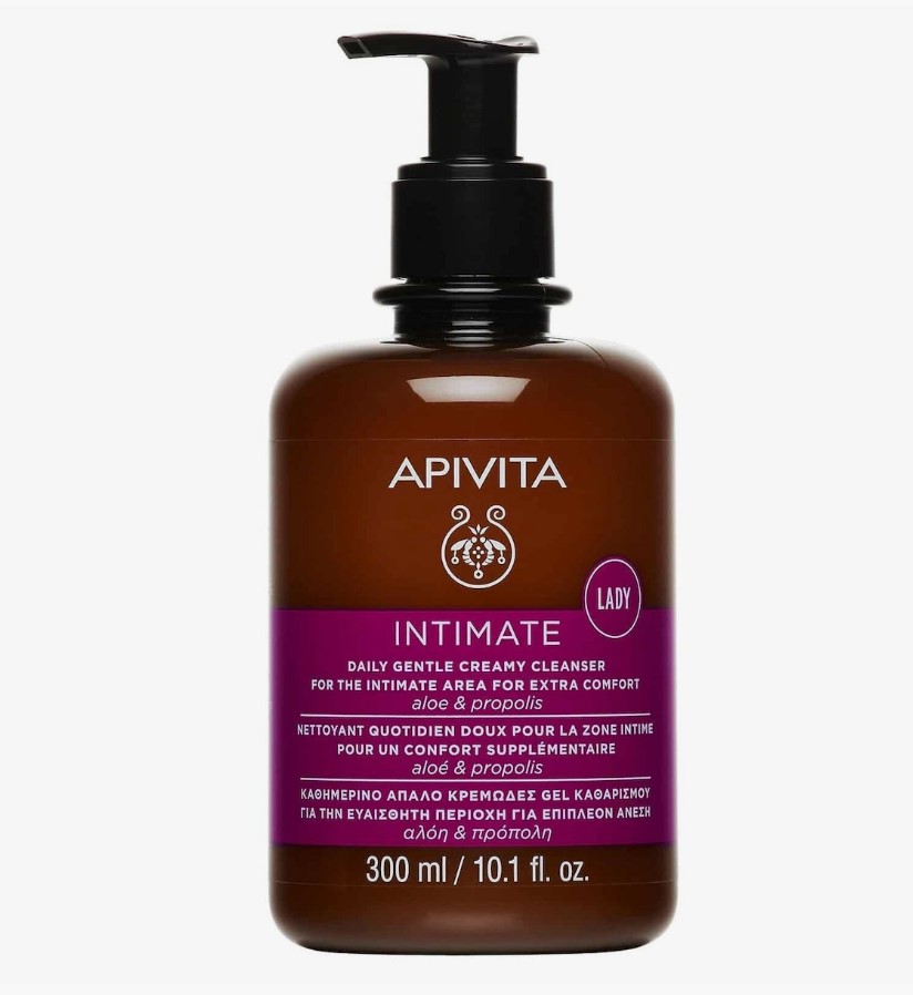 Apivita Intimate Lady Daily Καθημερινό Απαλό Κρεμώδες Καθαριστικό για την Ευαίσθητη Περιοχή 300 ml