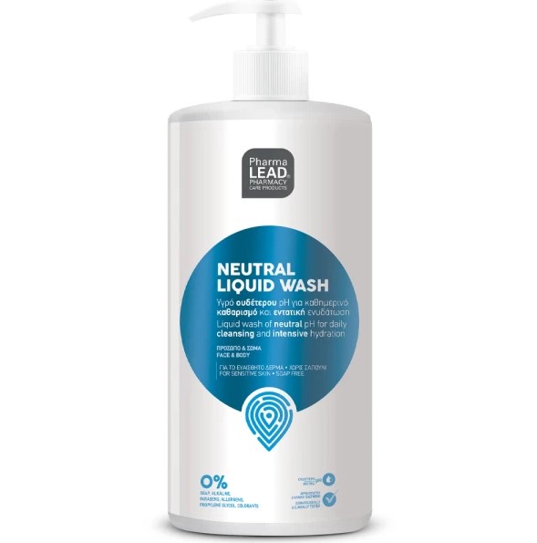 Pharmalead Neutral Liquid Wash Πρόσωπο και Σώμα 1000ml