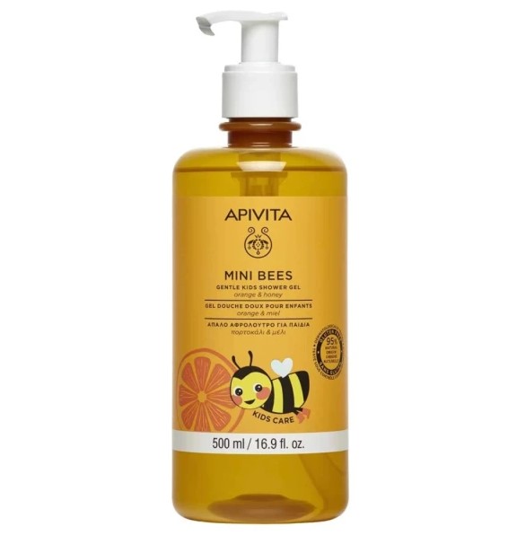 Apivita Mini Bees Αφρόλουτρο για Παιδιά με Πορτοκάλι & Μέλι 500ml