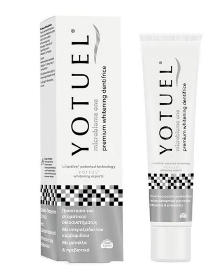 Yotuel Microbiome One Premium Whitening, Λευκαντική Οδοντόκρεμα 75ml